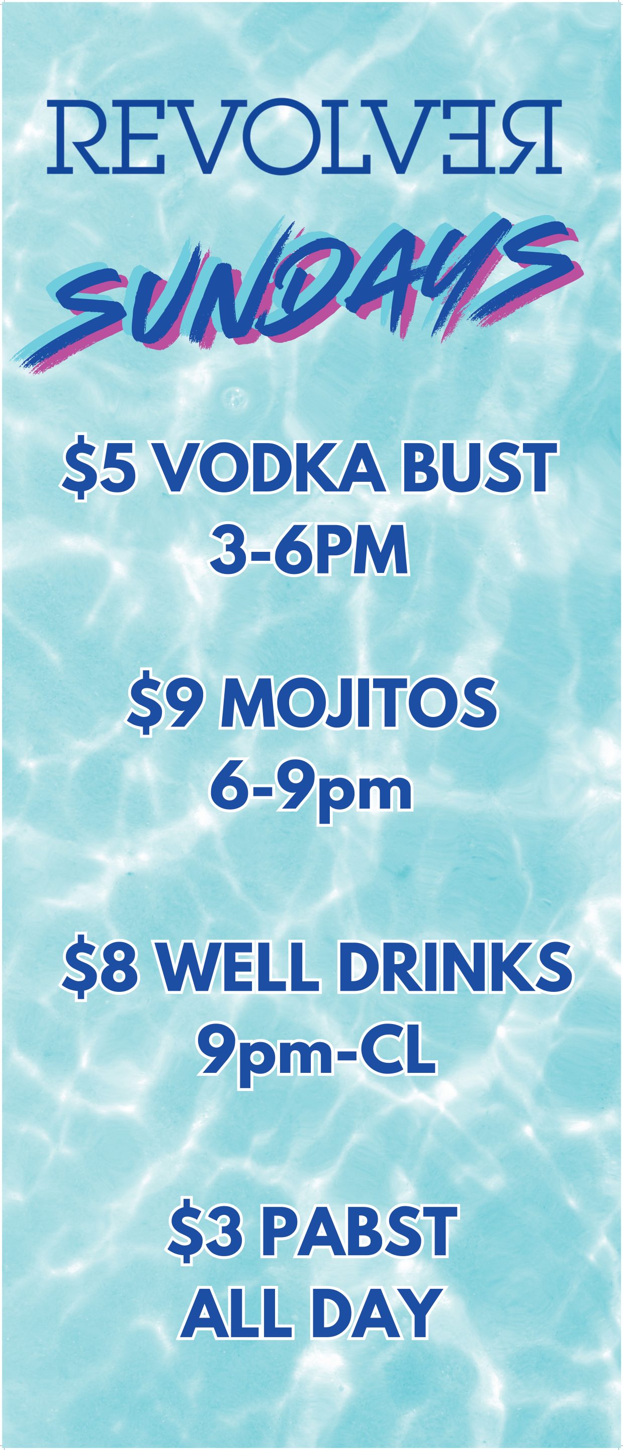 Sunday Drink Specials